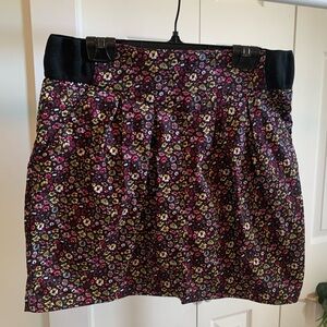 H&M Floral Mini Skirt - 10